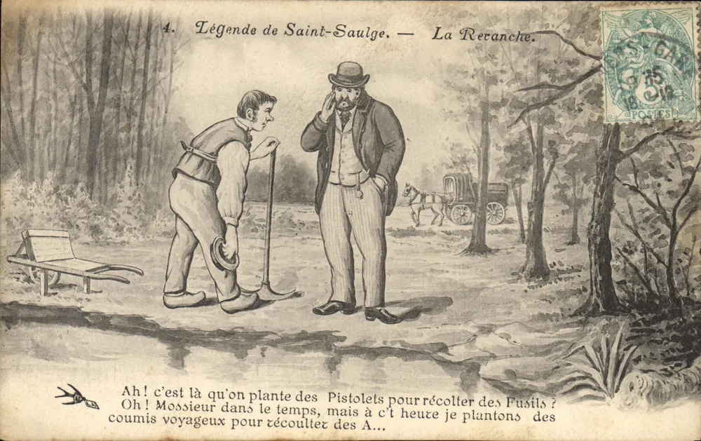 Lenda de Saint-Saulge — A Retanche — Editor não visível - Frente