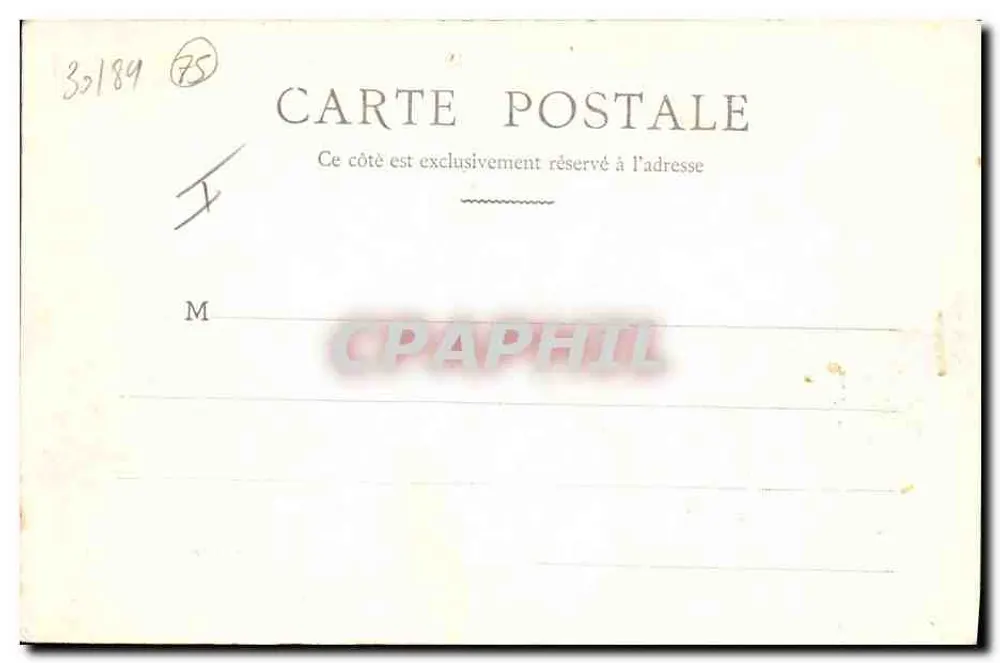 Il Castello d'Acqua — Esposizione Universale 1900 — Dambuivant et Guignard, editore, Parigi - Verso