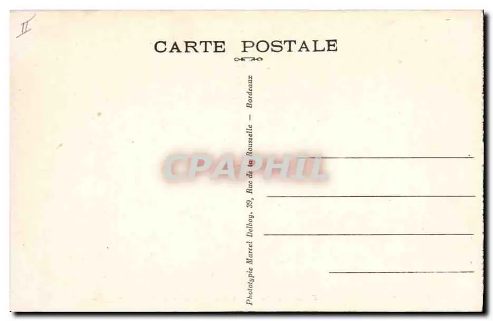 Militärstützpunkt SOUGE (Gironde) — Das Wasserwerk — M.D. - Rückseite