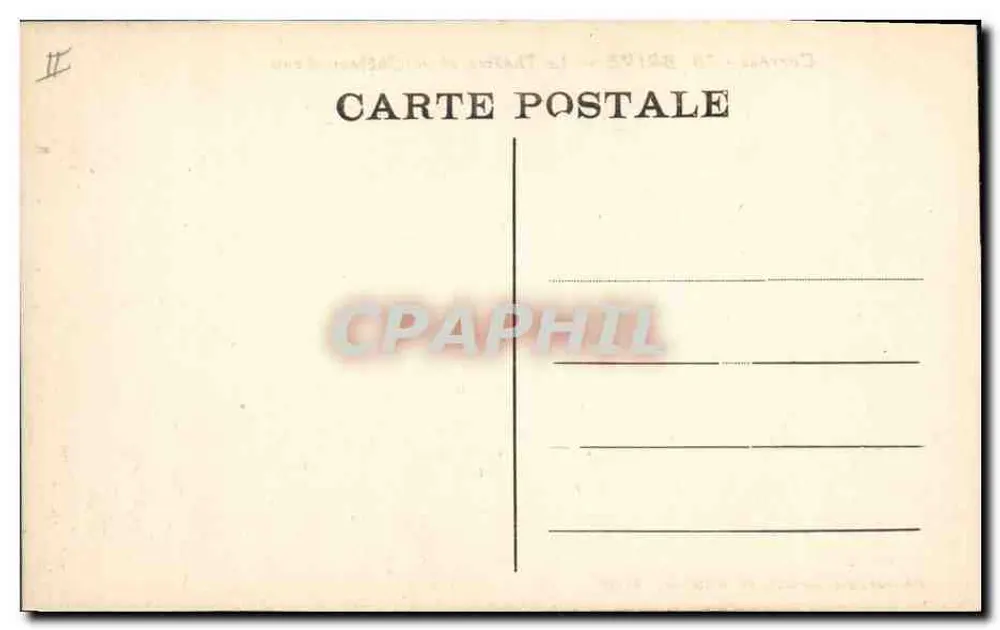 Brive - Das Theater und die Wasseruhr — Verlag: Phototypie Bessot et Oujonie, Brive - Rückseite