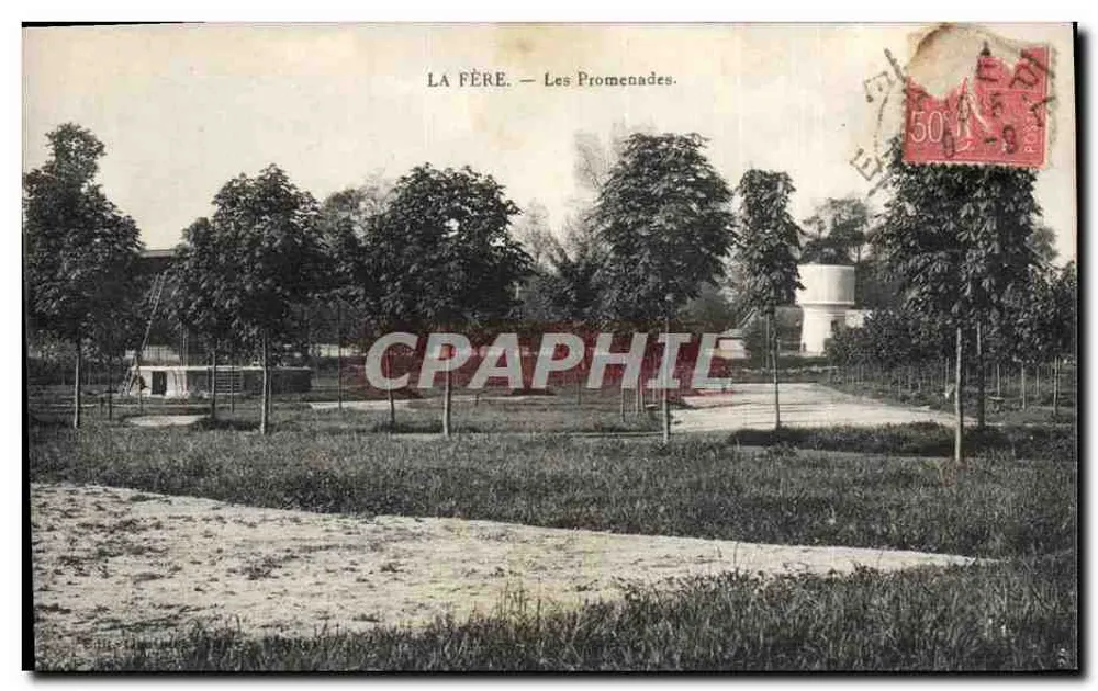 La Fère — Die Promenaden — Verleger nicht sichtbar - Vorderseite