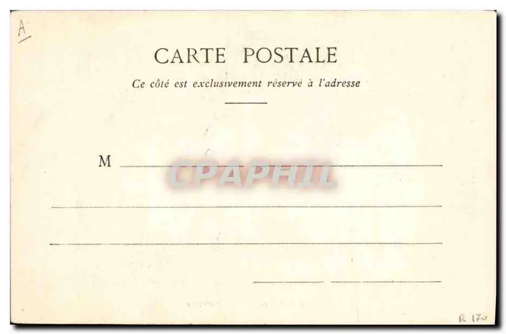 Pierrot Advogado — humorístico — Fototipia A. Bergerel e Cie, Nantes - Verso