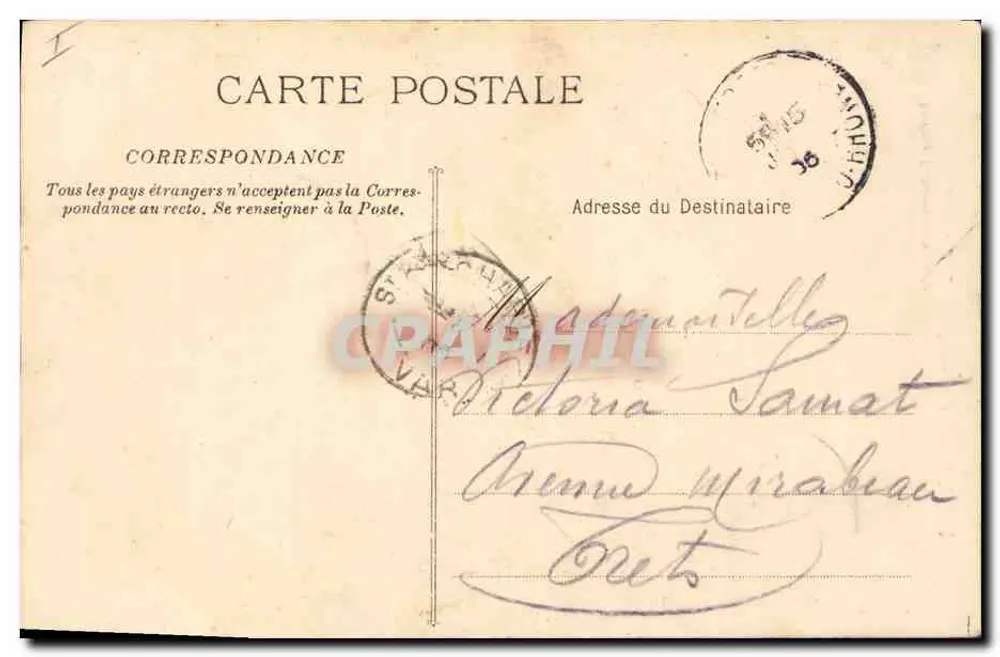 La Sainte-Baume — L’Albero della Foresta — Phototyp. E. Lacour — Marsiglia, n°1240 - Verso