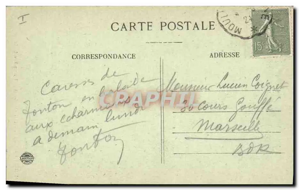 Les Écharmeaux (Rhône) — In den Tannenwäldern — Chambion, Verleger, Villefranche-sur-Saône - Rückseite