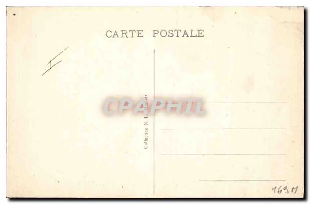 Carantec (Finistère) — A Ilha Louët e o Farol — n°34 - Verso