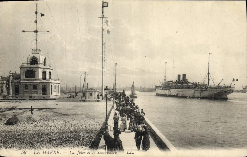 Le Havre — A Ponte e o Semáforo — LL. n°59 - Frente