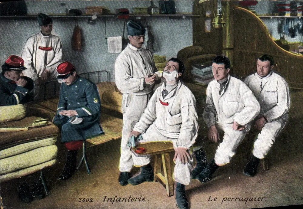 Der Perückenmacher — Infanterie — L.V.A. n°3602 - Vorderseite