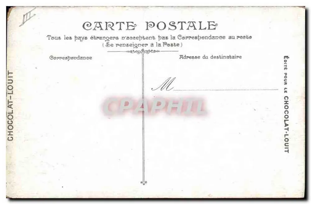 Der Perückenmacher — Infanterie — L.V.A. n°3602 - Rückseite