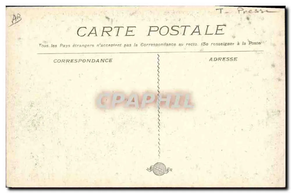 Marseille — Kolonialausstellung 1930 — Pavillon du Petit Marseillais - Rückseite
