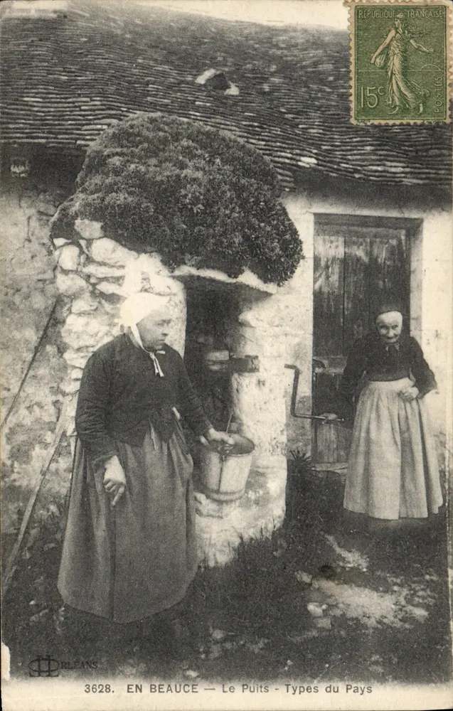 EN BEAUCHE — Der Brunnen — Typen des Landes — D. DRIEANS - Vorderseite