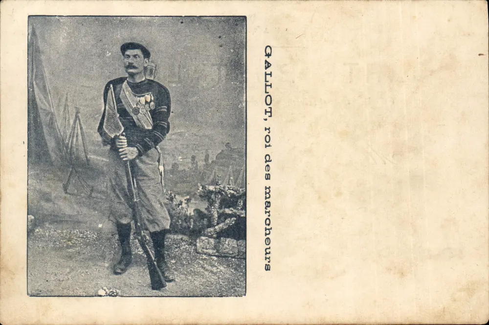 Gallot, König der Wanderer — illustrierte Ansichtskarte — Verlag Gallot - Vorderseite