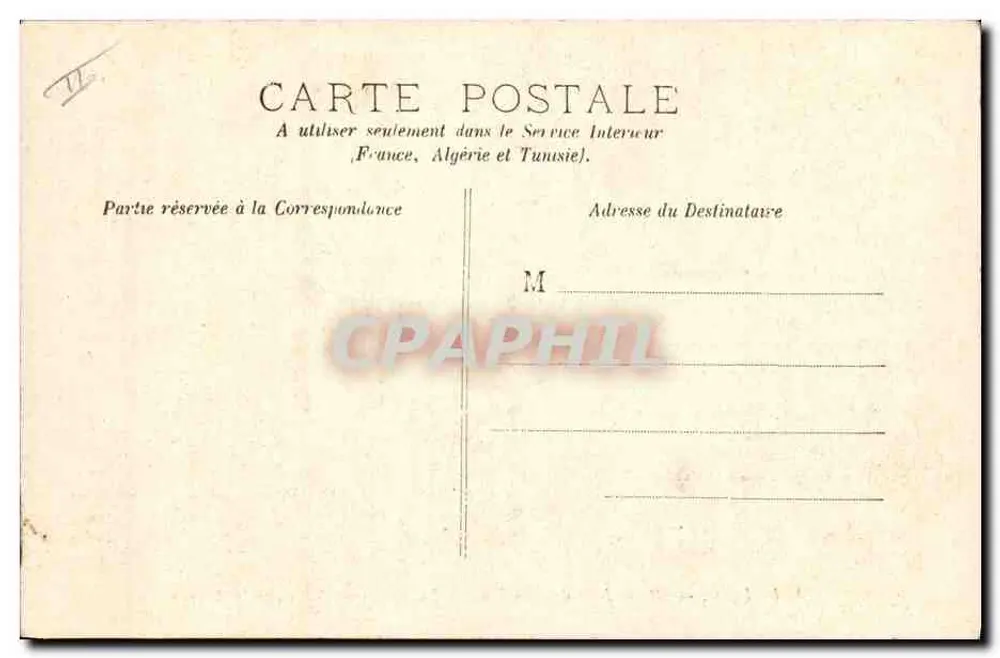 Bois de Meudon — Die Lichtung der großen Bäume — A.D. Paris — 49 - Rückseite