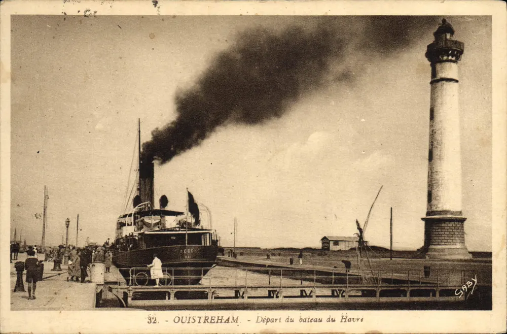 Ouistreham — Abfahrt des Bootes von Havre — Sibby - Vorderseite