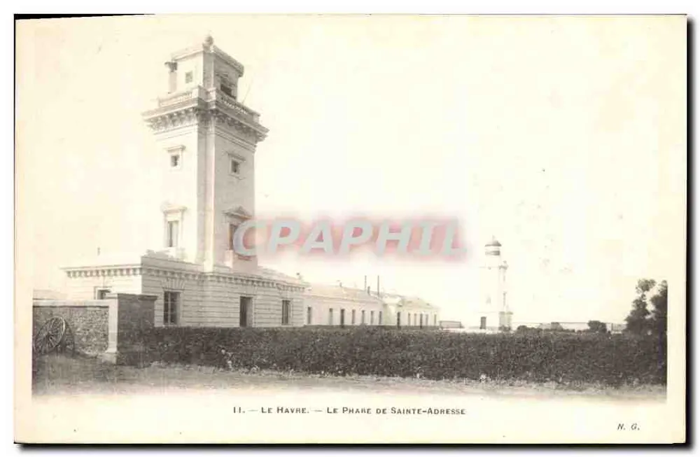O Farol de Sainte-Adresse — Le Havre — N.G. - Frente