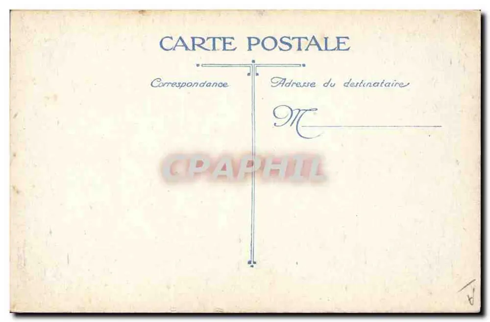 Retrato de um homem em uniforme militar — editor L.V.C. n° P.I - Verso