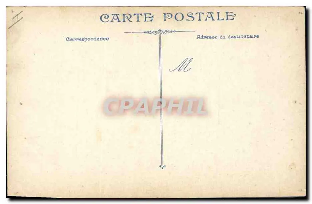 Général en uniforme — portrait en costume militaire avec képi rouge et décorations — éditeur Paul (impression visible en bas à gauche) - Verso