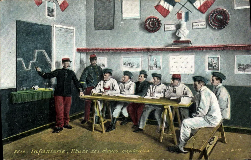 Infanterie — Studie der Kadetten — L.V. & Cie - Vorderseite