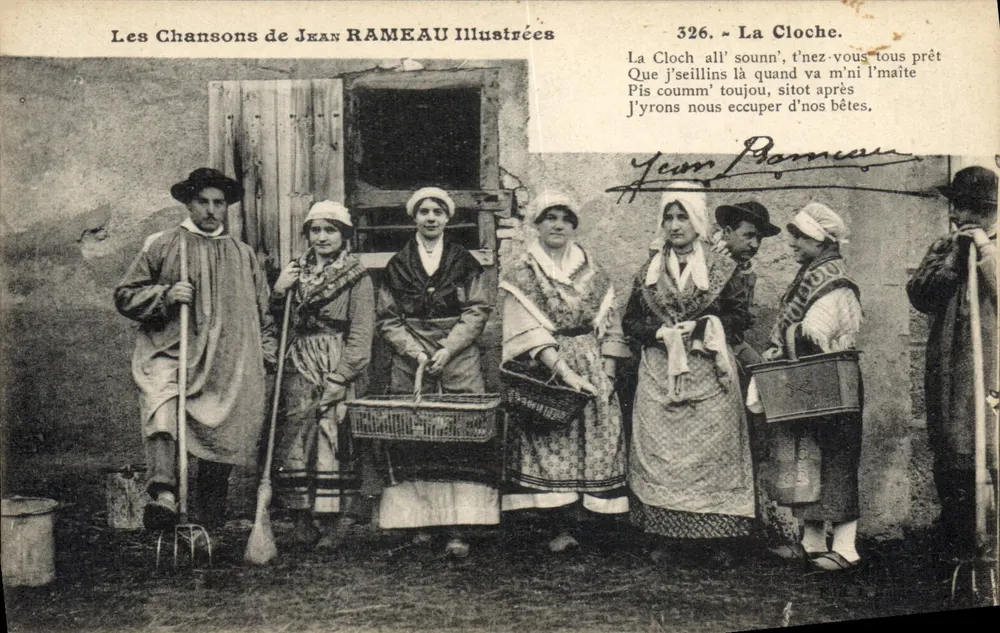 As Canções de Jean RAMEAU Ilustradas — La Cloche — n°326 - Frente