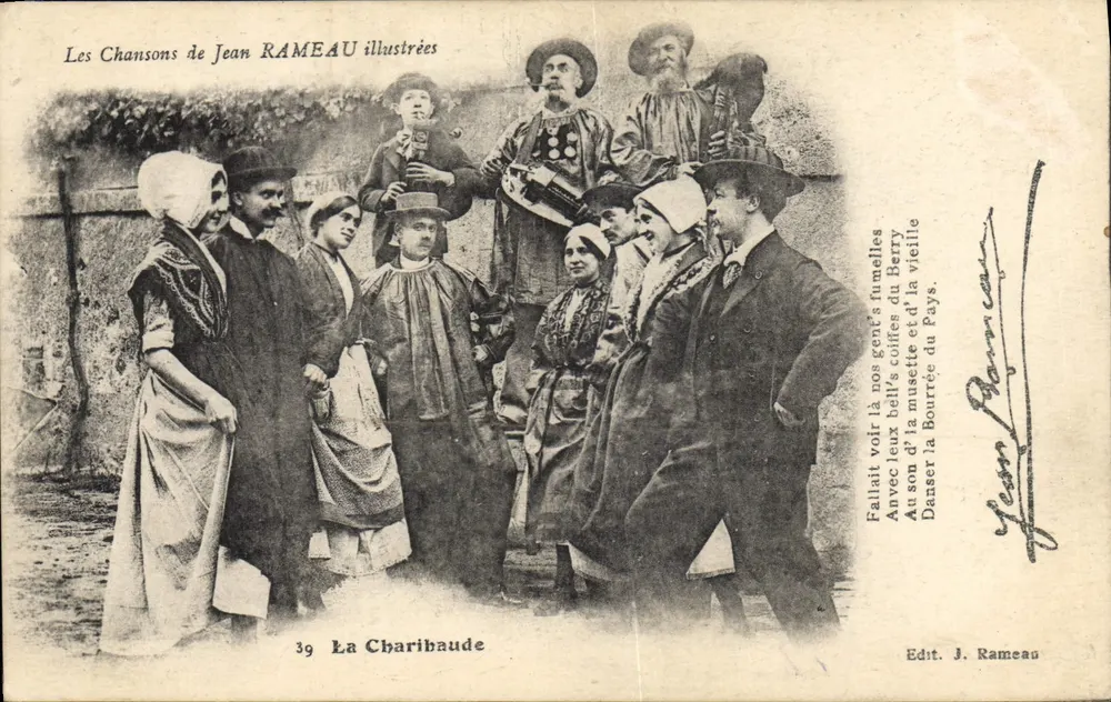 La Charibaude — As Canções de Jean RAMEAU ilustradas — Edit. J. Rameau n°39 - Frente