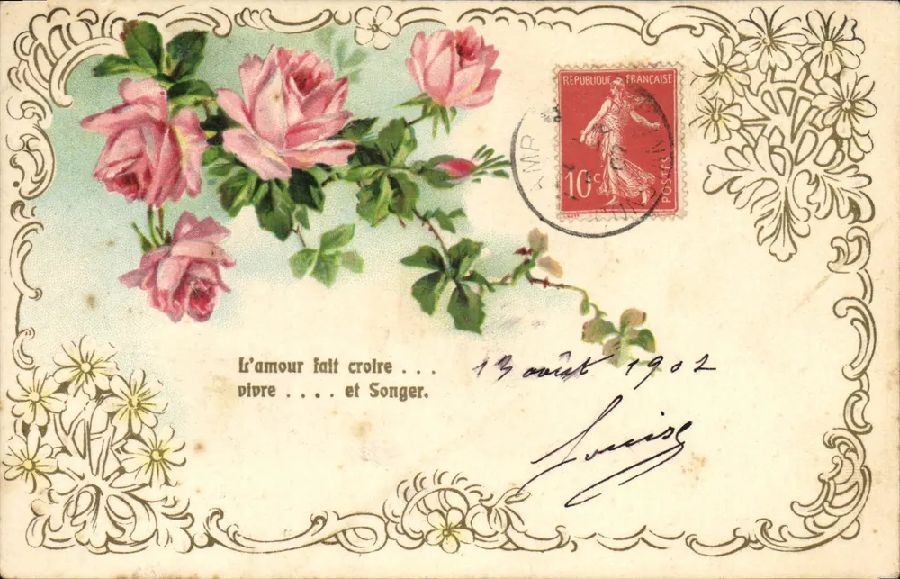 Roses — O amor faz acreditar... e Sonhar — República Francesa - Frente