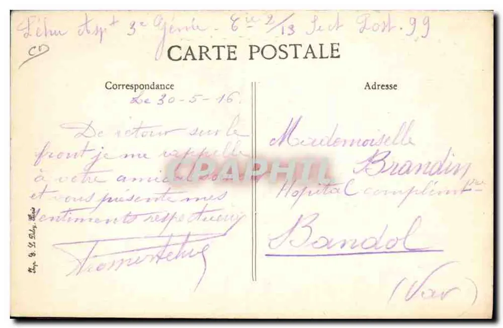 Weinfleiß in Champagne — Das Sortieren der Trauben — Verlag CED Nr. 21 - Rückseite