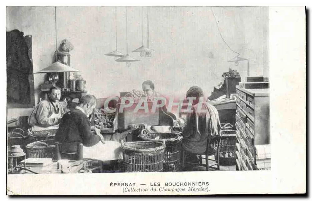 ÉPERNAY — LES BOUCHONNIERS — Collection du Champagne Mercier - Vorderseite