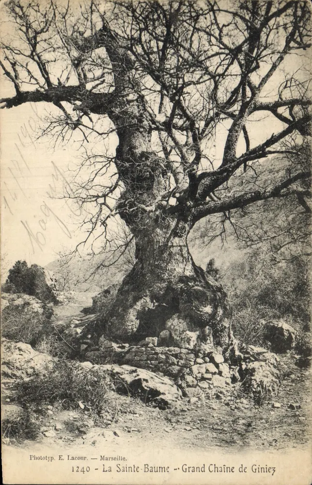 La Sainte-Baume — Große Kette von Giniez — Phototyp. E. Lacour — Marseille — n° 1240 - Vorderseite
