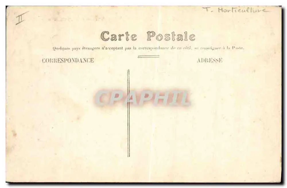 Saint-Quentin — Pavilhão de Horticultura — estátua em um parque - Verso