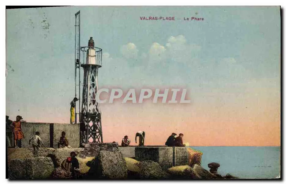 Valras-Plage — O Farol — Édit. du Bazar de Valras - Frente