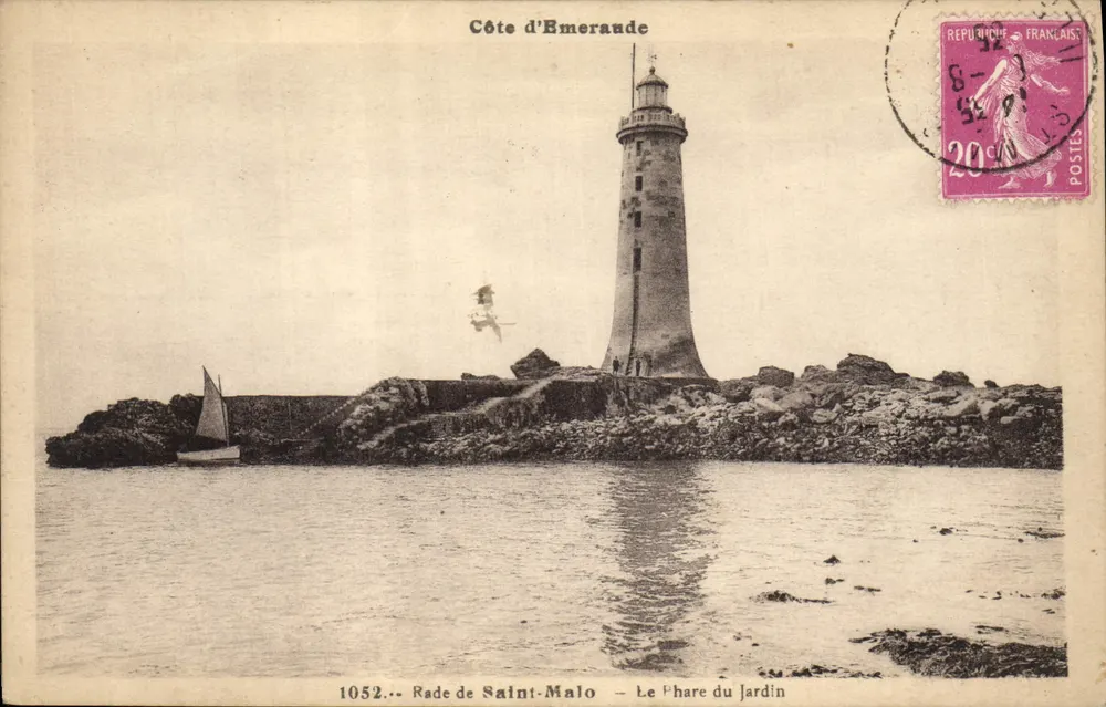 Hafen von Saint-Malo — Leuchtturm des Jardins — Küste der Smaragden — Verleger: 1052 - Vorderseite