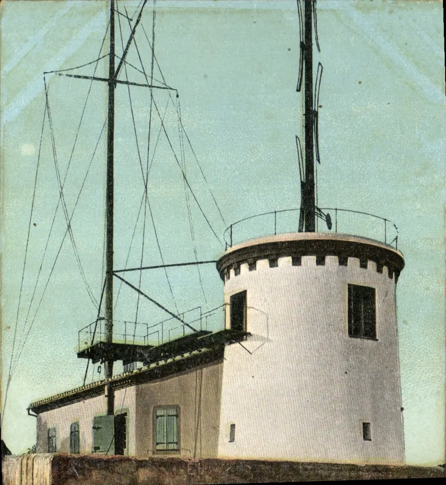 Torre de telegrafia marítima — Editor não identificado — número de série não visível - Frente