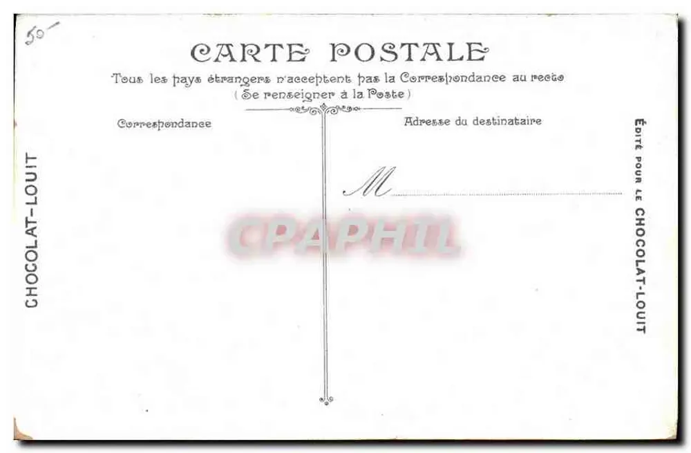 Infanterie — Der Perückenmacher — L.V.A.C.S. n° 3602 - Rückseite