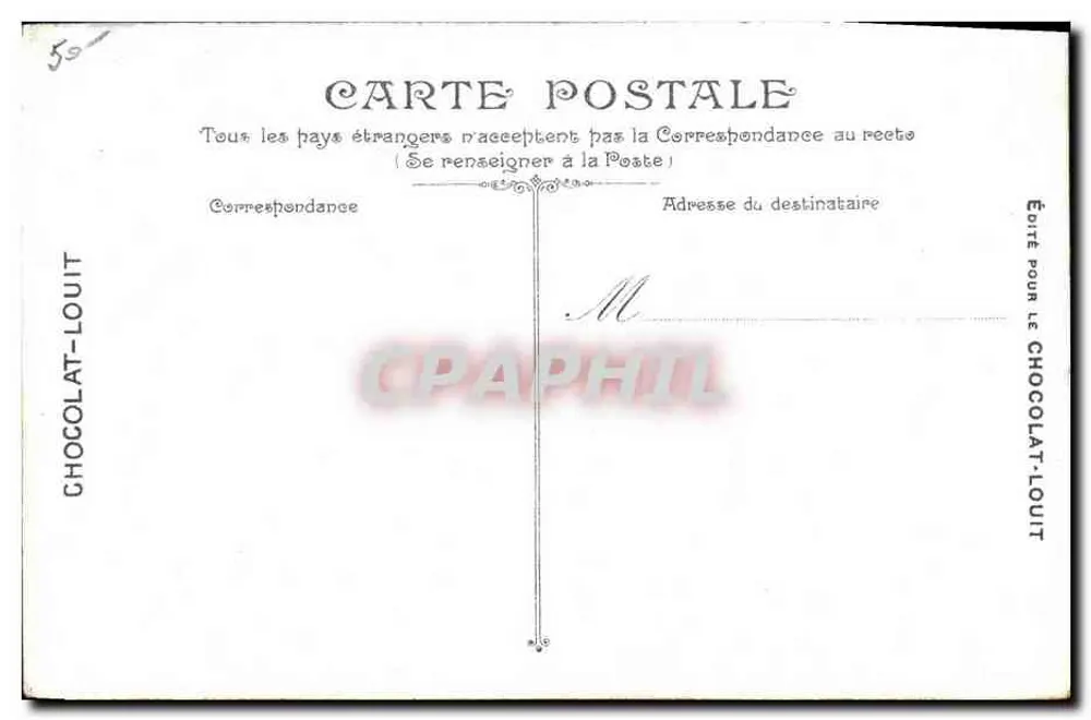 Infanterie. Abreise der Urlauber — L.V. & Cie, Nr. 3586 - Rückseite