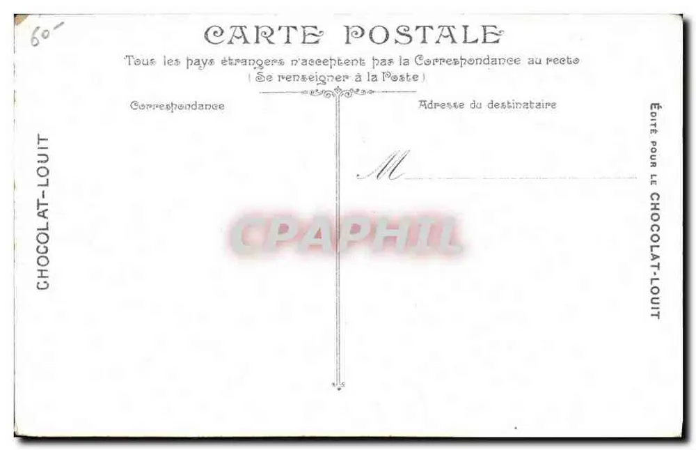 Infanterie — Die Brotverteilung — L.V. n° 3581 - Rückseite