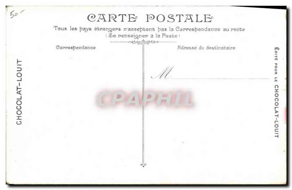Infanterie. Trommel und Pfeifer, Ensemble-Übung — Serie 5604 — für Chocolat-Louit veröffentlicht - Rückseite