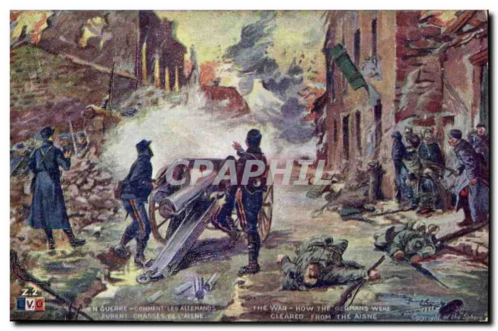 Schlacht bei der Aisne — Wie die Deutschen aus der Aisne vertrieben wurden — anonymer Verlag, Nr. Z.2 - Vorderseite