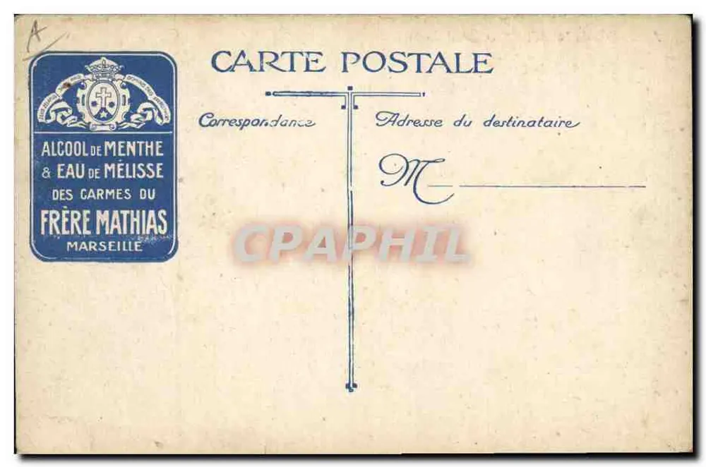 Unsere 75 in Aktion — Pfefferminzspirituose und Melissa-Wasser der Carmeliter von Bruder Mathias, Marseille - Rückseite