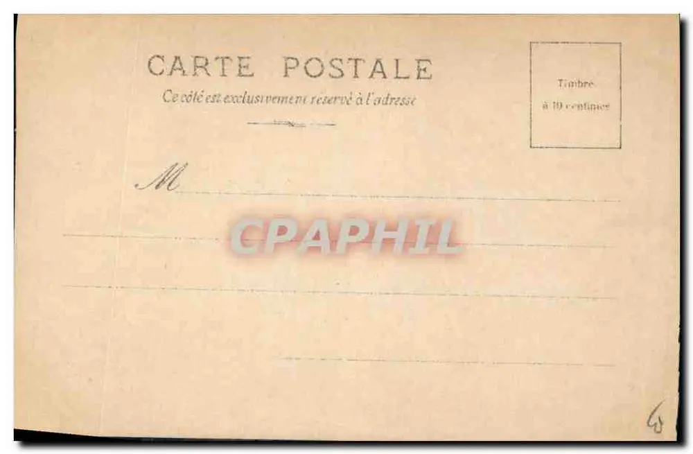 Arthur Meyer — Portrait — Le Gaulois, Paris - Rückseite