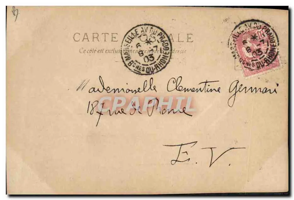 Espectáculo La Cigale — Jeanne G. — Editor H. Blount - Verso