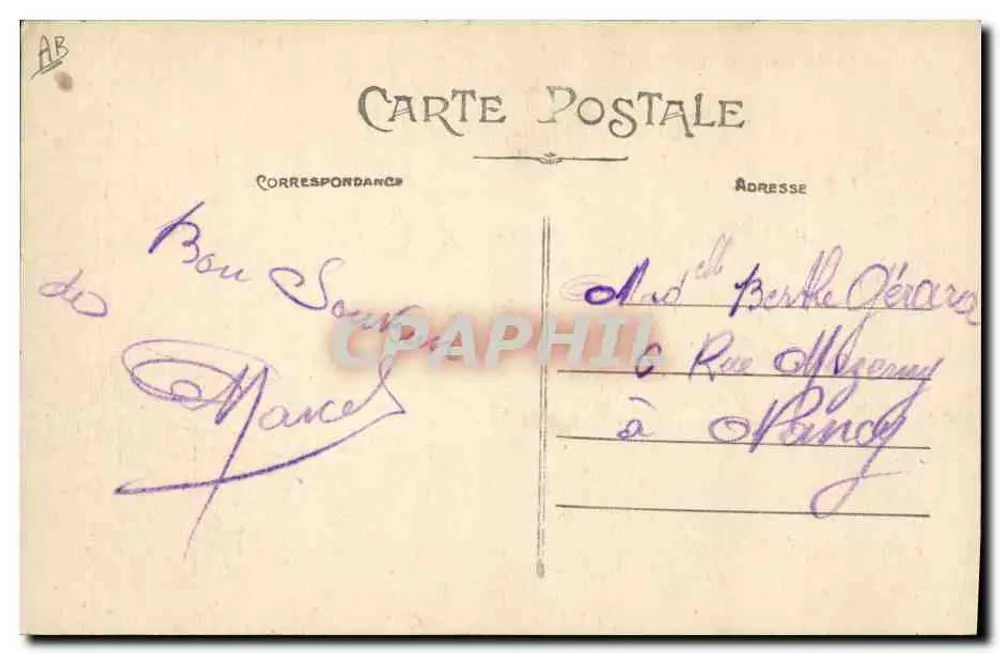 Les Accordailles — cena de aldeia — ilustrada por Jean RAMBAULT, n°78 - Verso