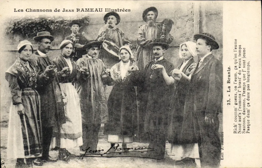As Canções de Jean RAMEAU Ilustradas — A Branle — Ed. J. Rameau, n°25 - Frente