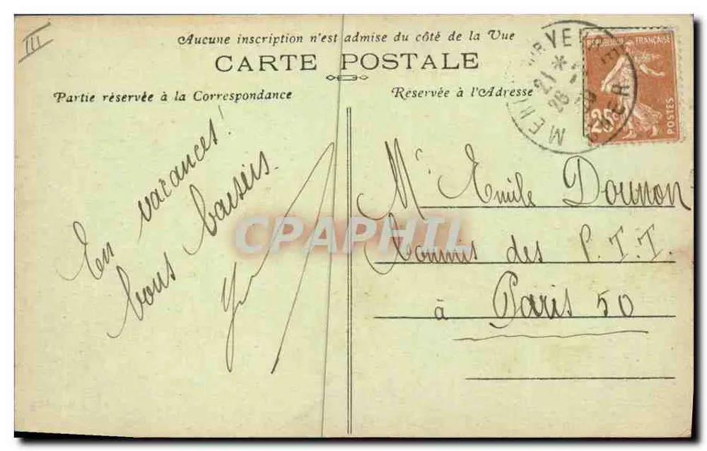 As Canções de Jean RAMEAU Ilustradas — O Sobremesa — Ed. J Rameau, n° 113 - Verso