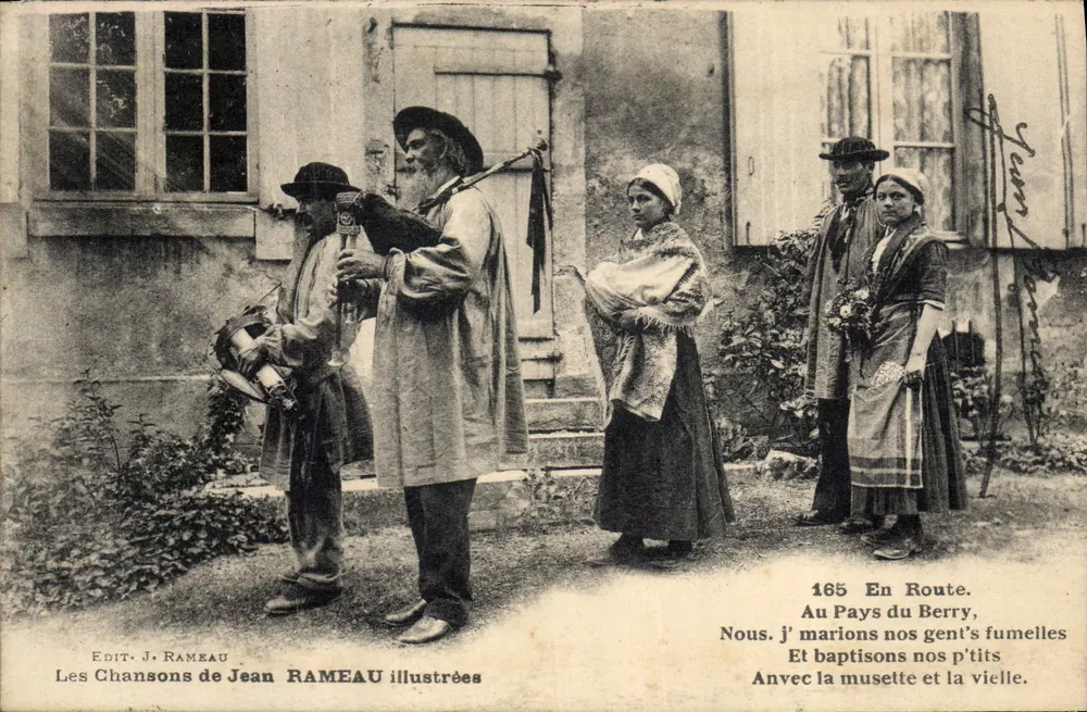 Die Lieder von Jean Rameau — Auf dem Weg, Im Land des Berry — Verlag J. Rameau - Vorderseite