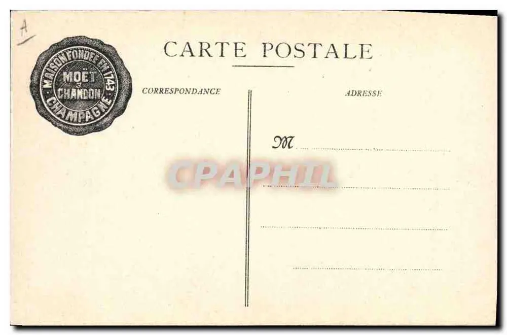Moët & Chandon — Keller — Foto. Ém. Choques, Verlag Epernay - Rückseite