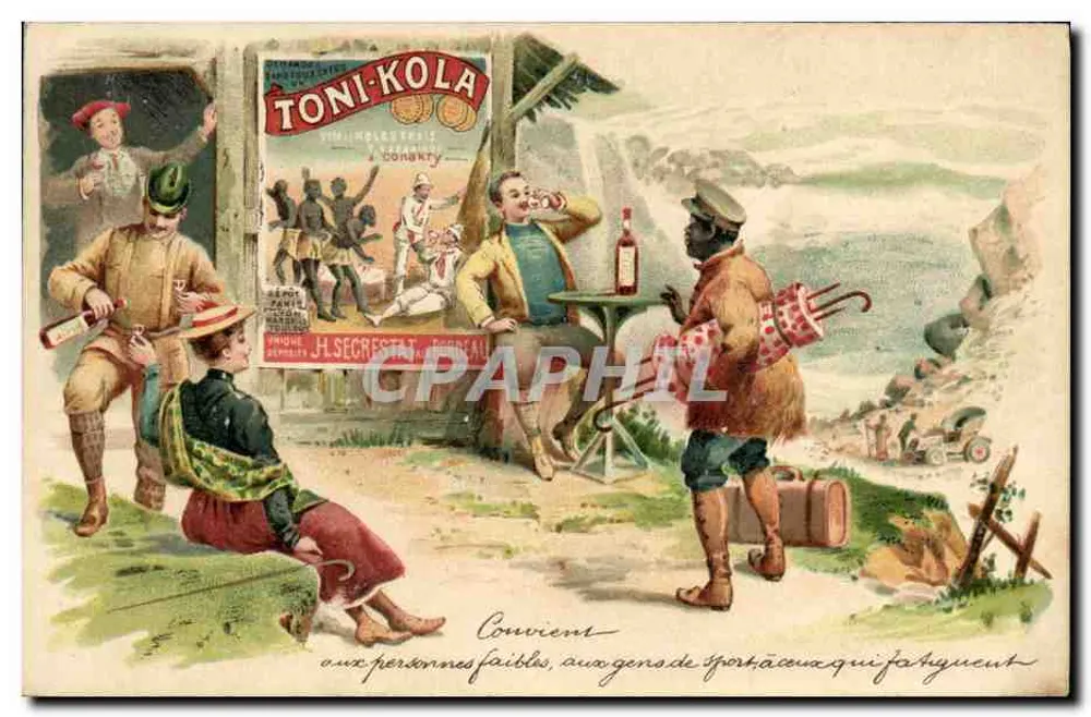 Toni-Kola — Werbung für Tonikum — Verlag J.-H. Secrestat, Conakry - Vorderseite