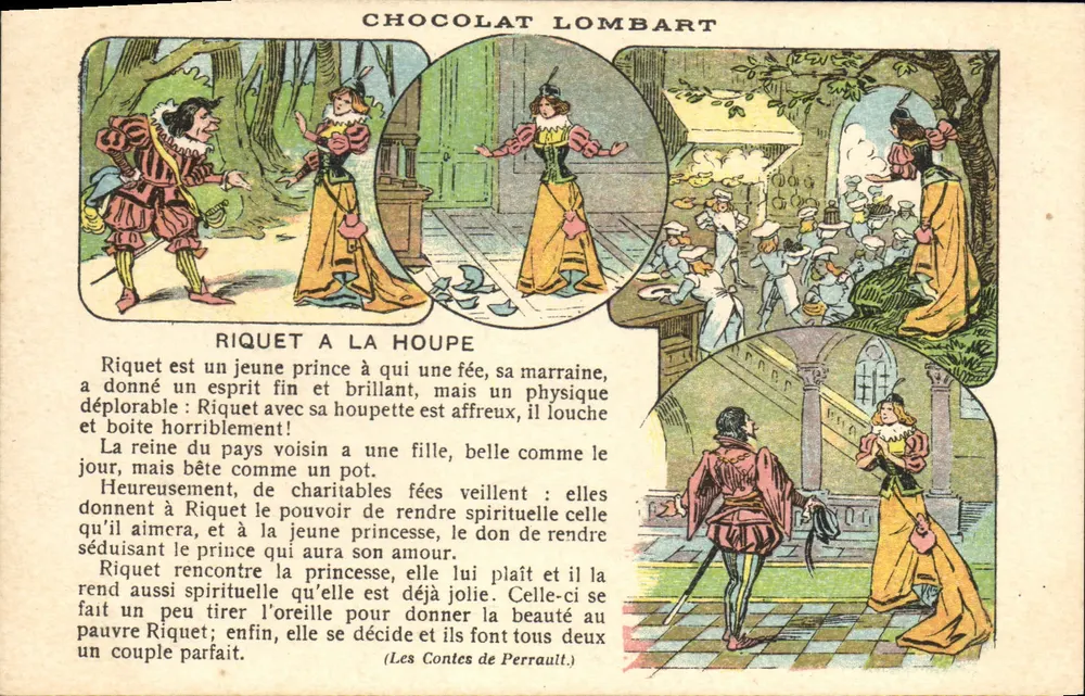 Riquet à la Houpe — Märchen von Perrault — Chocolat Lombart - Vorderseite