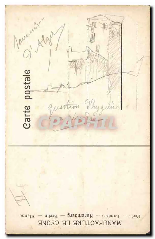 Les Crayons Le Cygne — publicité pour les crayons de dessin et de copie — éditeur Le Cygne - Rückseite