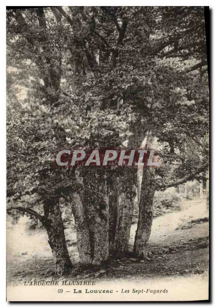 Les Sept-Fayards — La Louvèze — L'Ardeche Illustrée 69 - Vorderseite