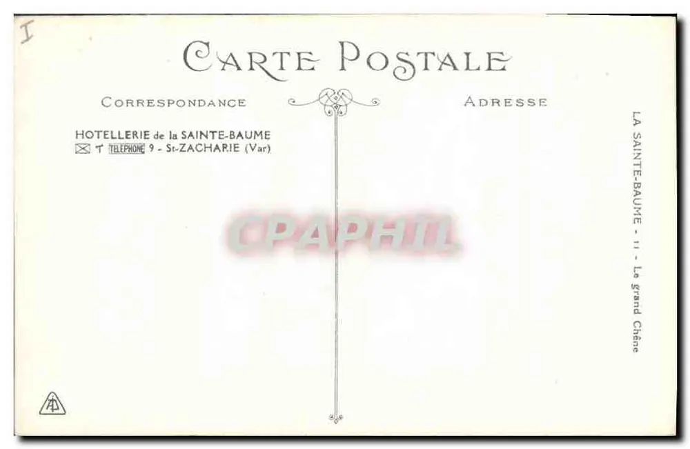 Verkrüppelter Baum — Sainte-Baume — HOTELLERIE de la Sainte-Baume - Rückseite