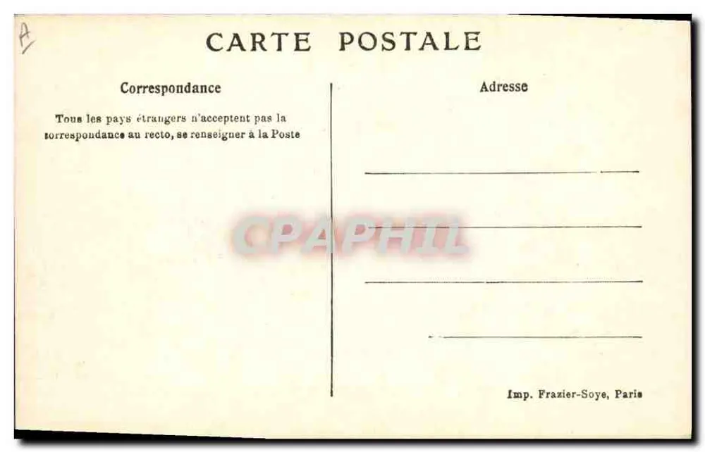 Die französische Marine — 10. Chalands — Ligue Maritime Française, 8, Rue La Boétie, Paris - Rückseite